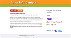 Desktop Screenshot of campus.careersafeonline.com