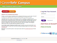 Tablet Screenshot of campus.careersafeonline.com